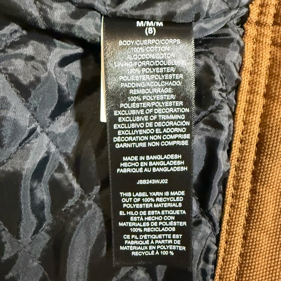 John Deere Kids Tan Jacket with Green Logo - Picture 4 of 5